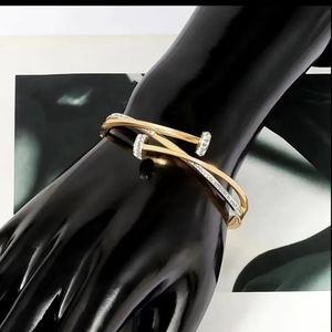 Gold toned Rhinestone Bracelet